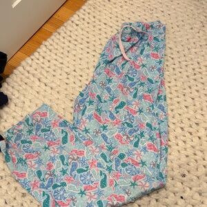 Vineyard Vines Blue and Pink Starfish Pants